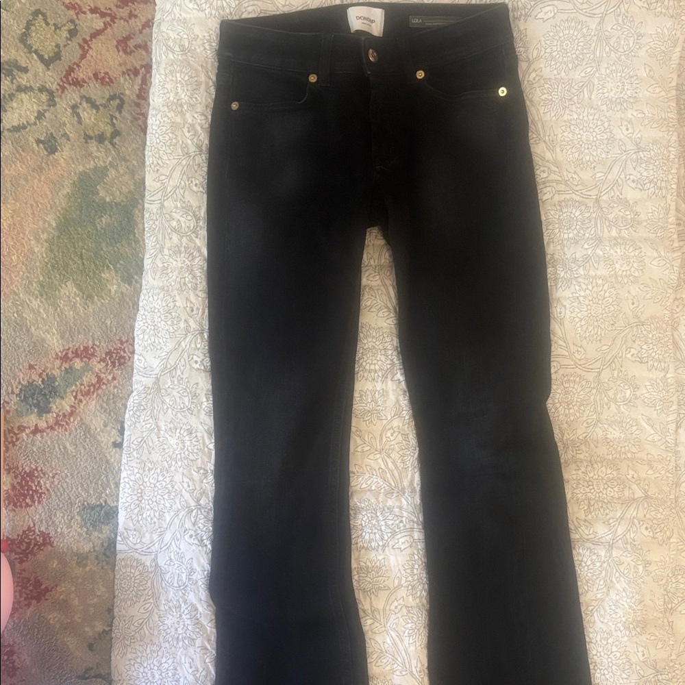Dondup Lola Skinny Bootcut Low‑Waist Jeans,